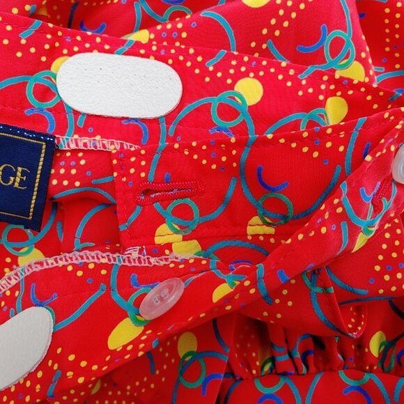 RARE 1988 VINTAGE XV Calgary Olympic Winter Games Blouse + Skirt Set CAMBRIDGE - Picture 9 of 10